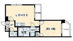 プラネシア星の子京都御所 1LDKの間取図画像