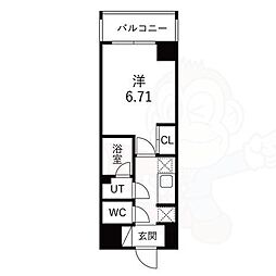 間取図画像 1K