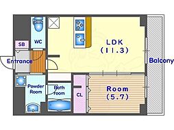 ソレイユ壬生 7階/-