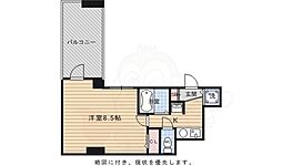 サムティ京都駅前 1Kの間取図画像