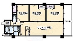 コンフォレスト三条 2SLDKの間取図画像