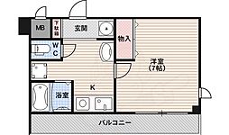 クラウンハイム京都北大路 4階/-