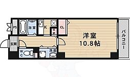 ビレイユ真英河原町 1Kの間取図画像
