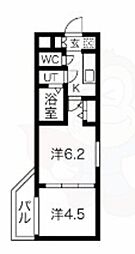 MJC京都西大路1 2Kの間取図画像