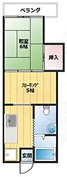 中嶋マンション 4階/-