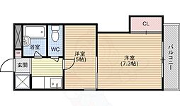 Requie智恵光院 2Kの間取図画像