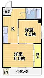 ドルミイシダ 3Kの間取図画像