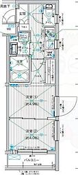 MJC京都EsTRUTH 2Kの間取図画像