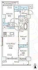 物件の間取り