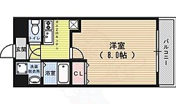 レーベンなぎの宮 1Kの間取図画像