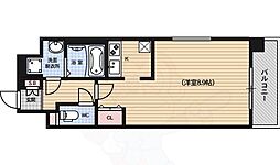 アスヴェル京都東寺前 1Kの間取図画像