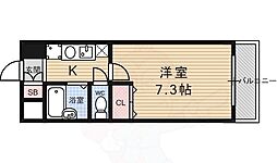 エル・カーサー 1Kの間取図画像