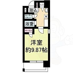 プロスペクト河原町五条 1Kの間取図画像