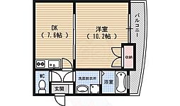 プラタラク 1DKの間取図画像
