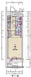 ソルテラス嵯峨嵐山 1Kの間取図画像