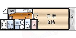 フォーブル高倉 1Kの間取図画像