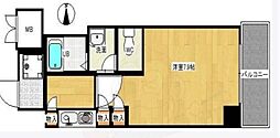 サンシティ御所西 1Kの間取図画像