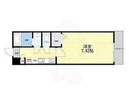 京都市上京区上立売通室町西入上立売町マンション 1Kの間取図画像