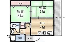 梅の宮ハイツ 4階