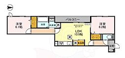 ヴァン ソレイユ 二条 1階/-