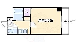 モンテリザヤ 1Kの間取図画像