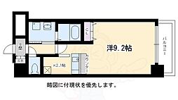 プレサンス京都四条河原町ネクステージ ワンルームの間取図画像