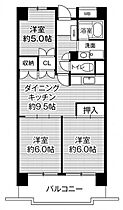 ビレッジハウス高美が丘タワー 309 ｜ 広島県東広島市高屋高美が丘5丁目（賃貸マンション3DK・3階・60.89㎡） その2