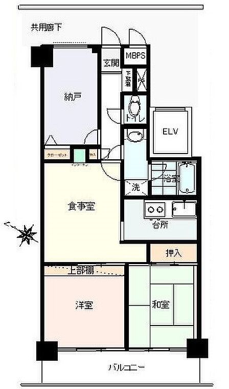 3DK 和室 リフォーム済み