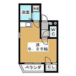 リブレア町屋 ワンルームの間取図画像
