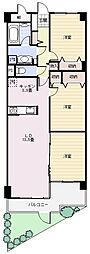 ライオンズヒルズ金沢八景 3LDKの間取図画像