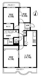 間取図画像 3LDK