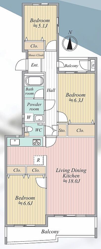 間取り図(図面と現況に差異がある場合は現況優先させて頂きます)