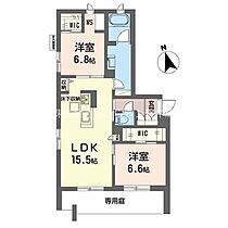 大阪府豊中市末広町２丁目（賃貸マンション2LDK・1階・68.87㎡） その2