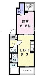 シトラス・T 1LDKの間取図画像