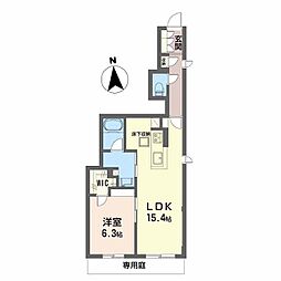 シャーメゾン テラス 1階/-