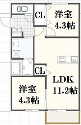 千里山東4丁目PJ 2階/-