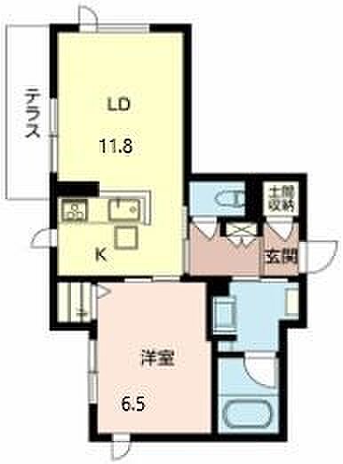 シャーメゾン・ピーノ ｜大阪府豊中市本町３丁目(賃貸マンション1LDK・1階・42.76㎡)の写真 その2