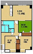 ウイング旭ヶ丘  ｜ 大阪府豊中市旭丘（賃貸マンション3LDK・2階・81.00㎡） その2