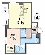 Athena  ｜ 大阪府豊中市螢池中町１丁目（賃貸マンション1LDK・1階・42.56㎡） その2