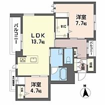 Athena（アテナ）  ｜ 大阪府豊中市螢池中町１丁目（賃貸マンション2LDK・2階・66.32㎡） その2