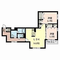 グランメゾン新芦屋  ｜ 大阪府吹田市新芦屋下（賃貸アパート2LDK・2階・68.25㎡） その2