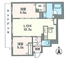 大阪府豊中市本町４丁目（賃貸マンション2LDK・1階・60.04㎡） その2