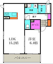 アレグリア箕輪 201 ｜ 大阪府豊中市箕輪１丁目（賃貸アパート1LDK・2階・49.25㎡） その2