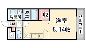 アンプルール クラージュ 平野  ｜ 兵庫県川西市平野1丁目（賃貸アパート1K・1階・29.81㎡） その2