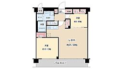 プレジオ宝塚ASIAN 2LDKの間取図画像