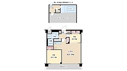プレジオ宝塚ASIAN 2LDKの間取図画像