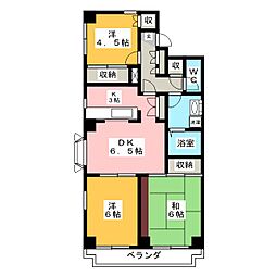 アネックスN 3LDKの間取図画像