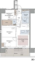 間取図画像 2SLDK