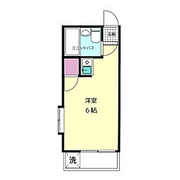 ブリリアンメゾンオノ ワンルームの間取図画像