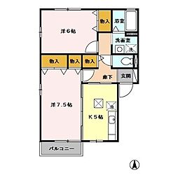 アネックスY 2Kの間取図画像